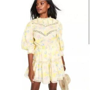 Target x LoveShackFancy Yellow Dress XXS